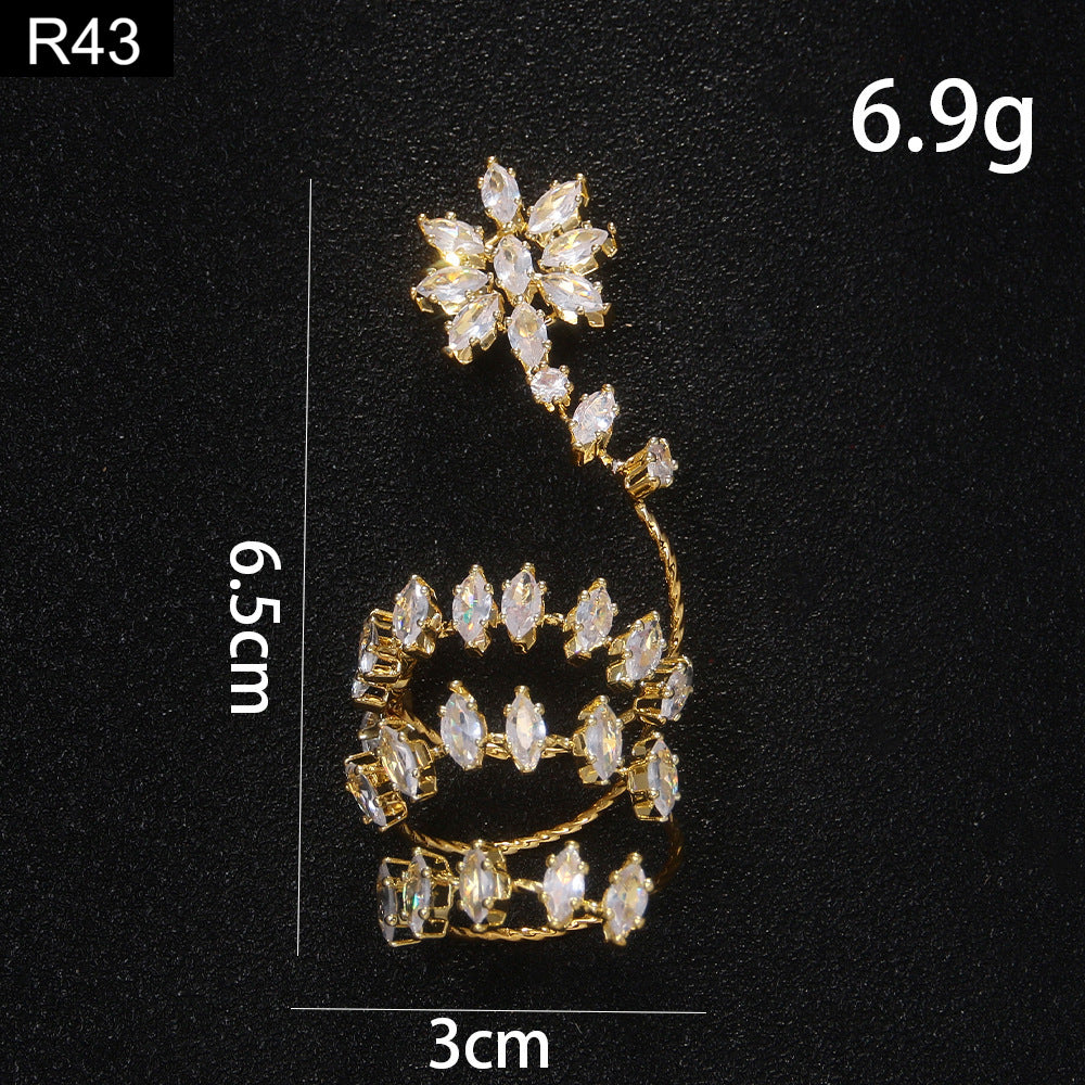 Marquise Orbit Ring - R43