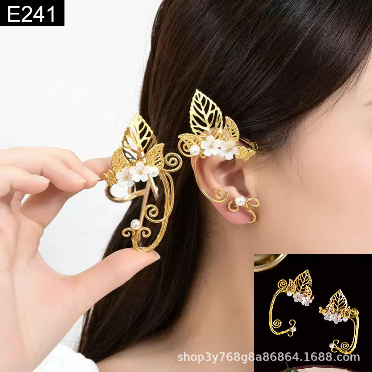 Filigree Flora Earcuff - E241
