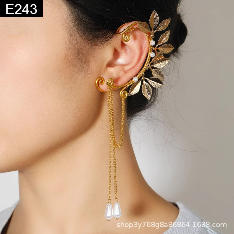 Amber Willow Earcuff - E243