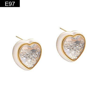 Heart Stud Earring - E97