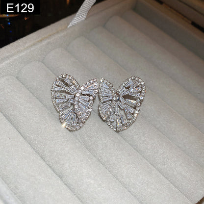 Crystal Butterfly Earring - E129