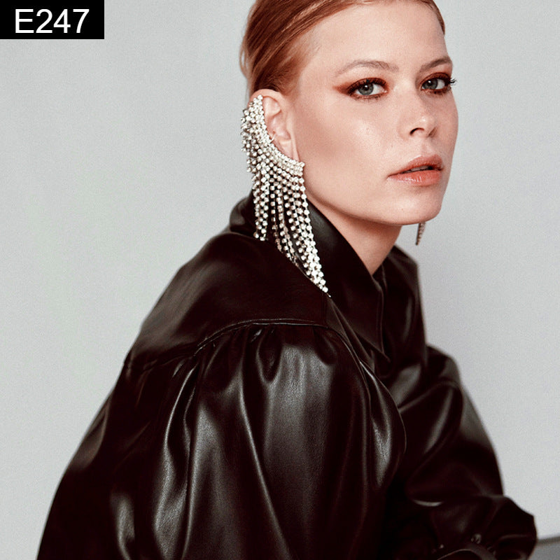 Nebula Fringe Earring - E247