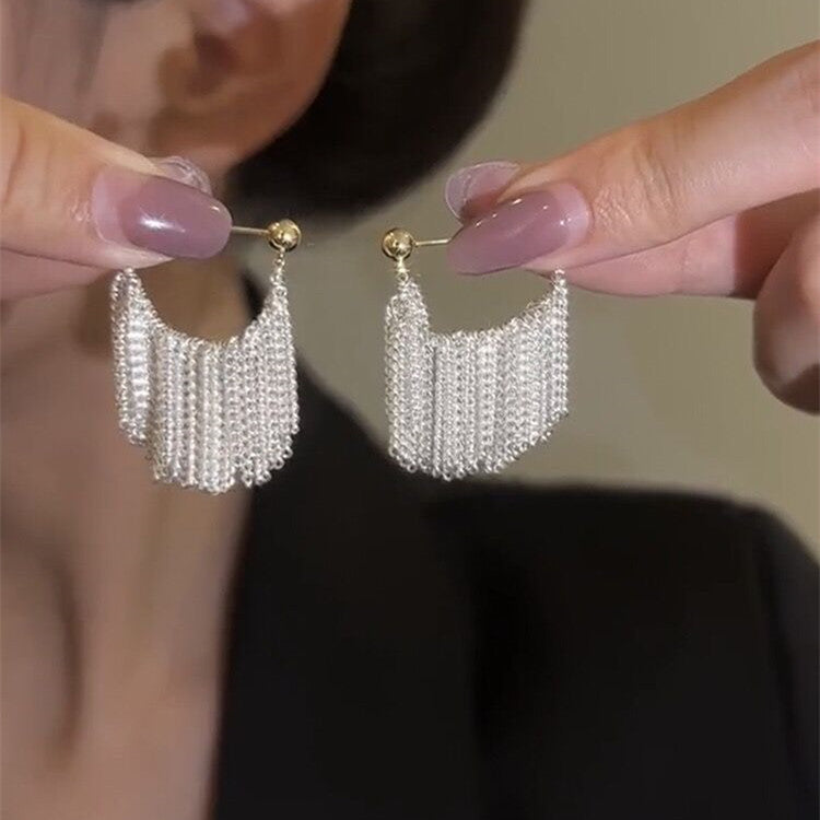 Ripple Chain Earring