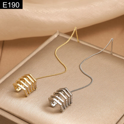 Grid Threader Earcuff - E190