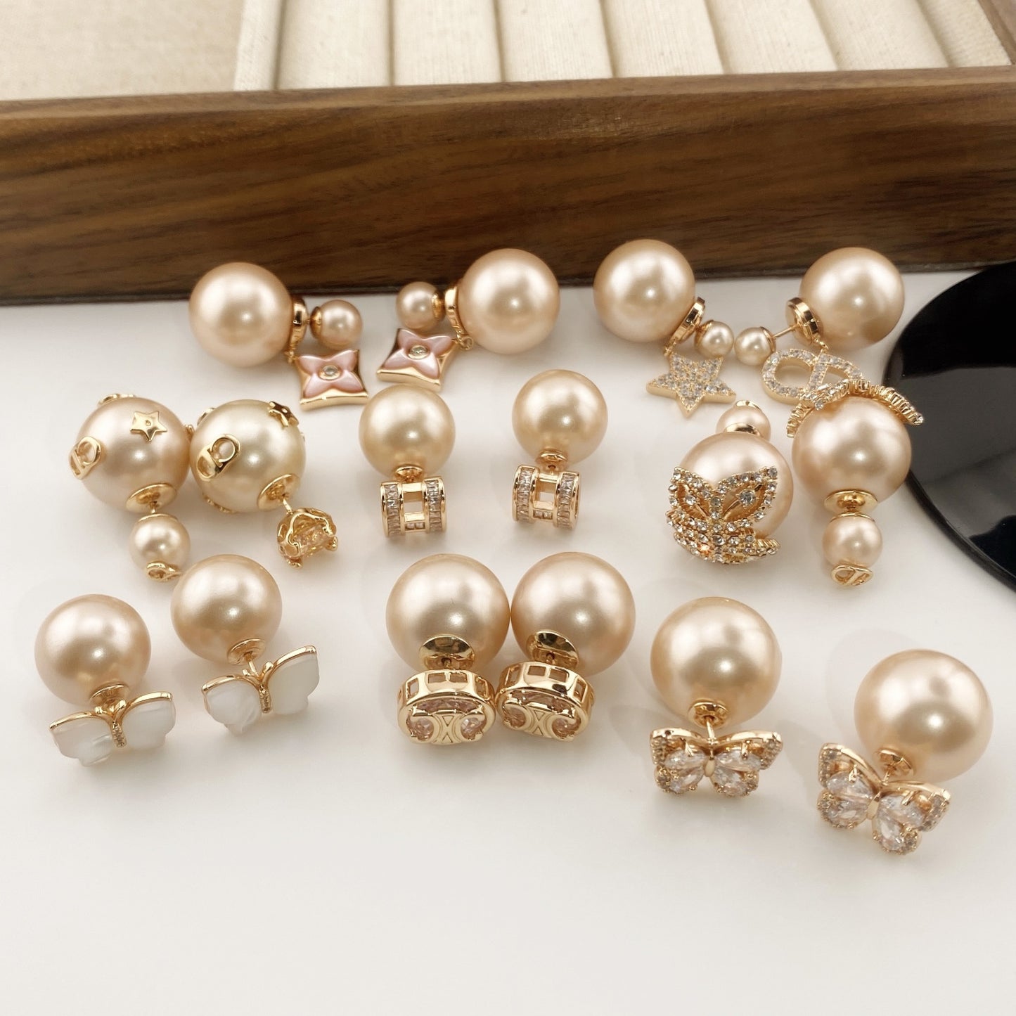 Blush Bloom Stud Earring - E213