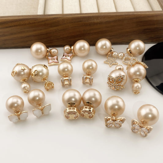 Blush Bloom Stud Earring - E213