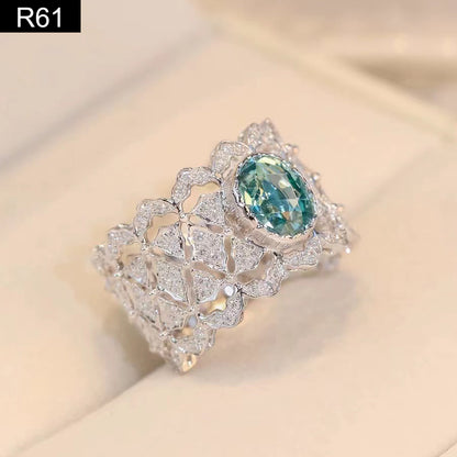 Victorian Lace Mint Ring - R61
