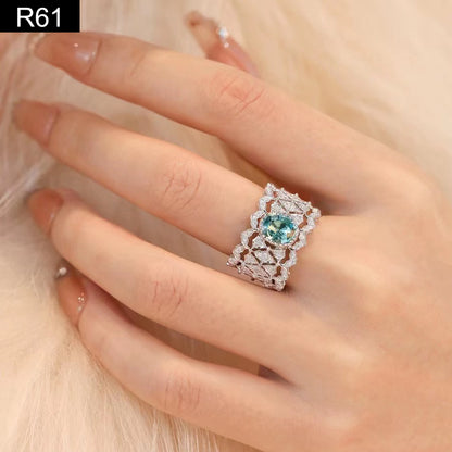 Victorian Lace Mint Ring - R61