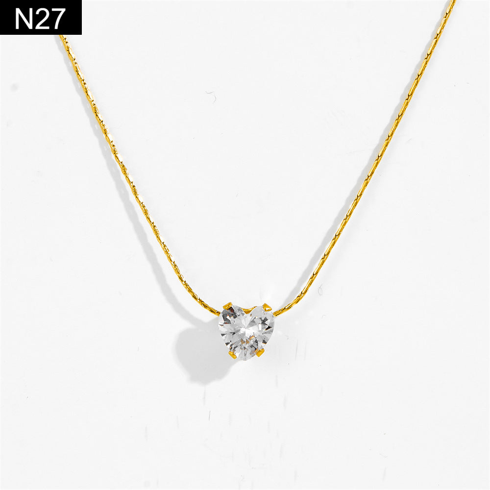 Starlight Solitaire Necklace