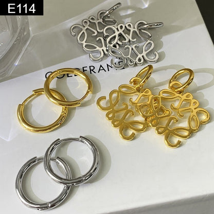 Bold Dangle Earring - E114