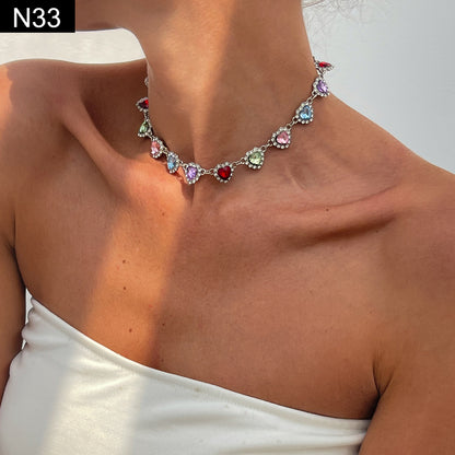 Multi Heart Choker - N33