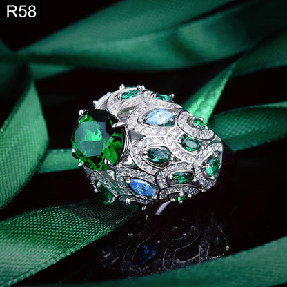 Emerald Majesty Ring - R58