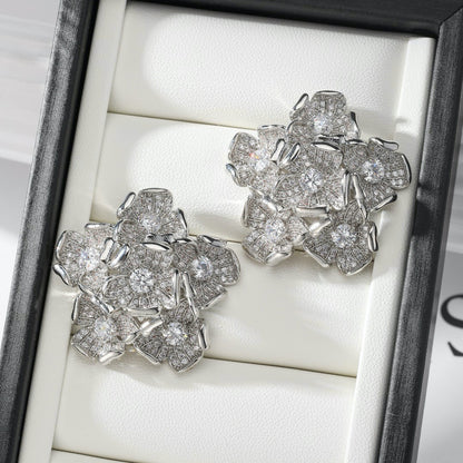 Winter Rose Earring