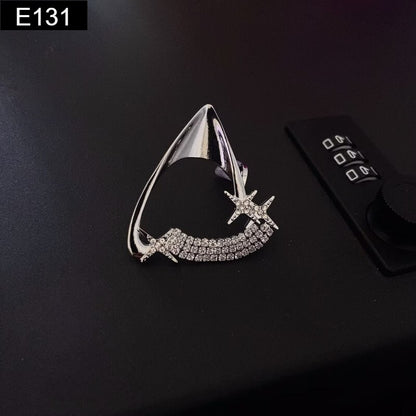 Crystal Kitty Earcuff - E131