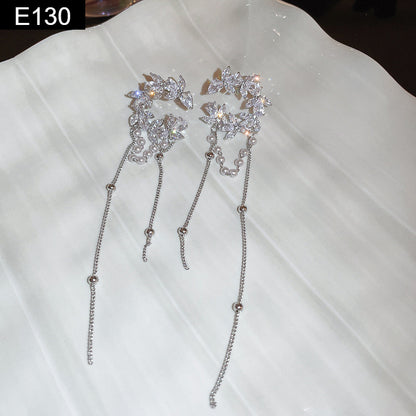 Leaf Tassel Earring - E130