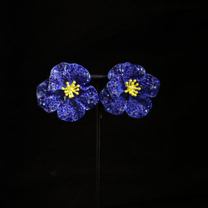 Sapphire Petal Earring