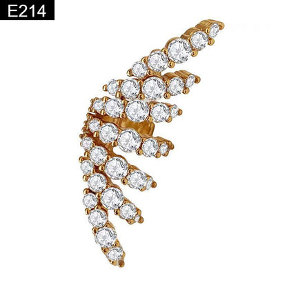 Frost Feather Earcuff - E214