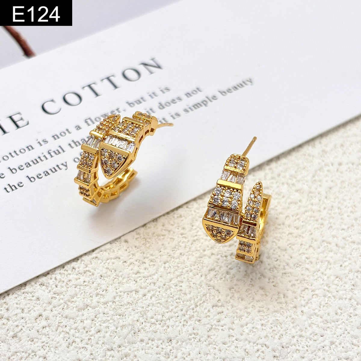 Serpent Hoop Earring - E124