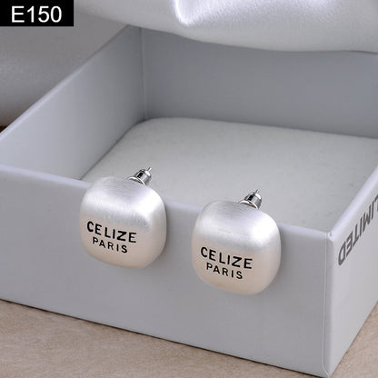 Matte Square Earring - E150