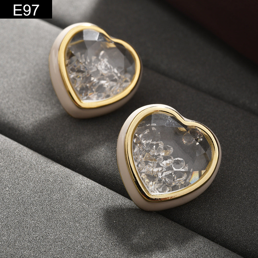 Heart Stud Earring - E97