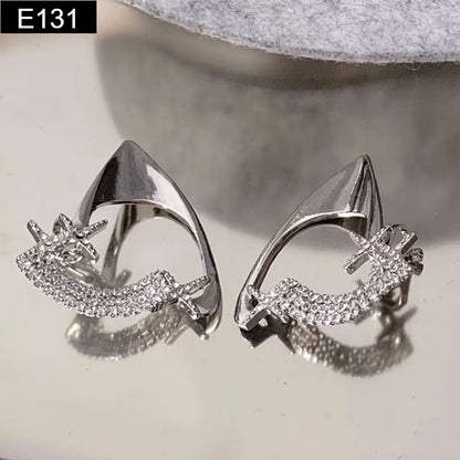 Crystal Kitty Earcuff - E131