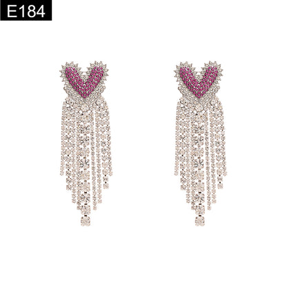 Fuchsia Dazzle Earring - E184