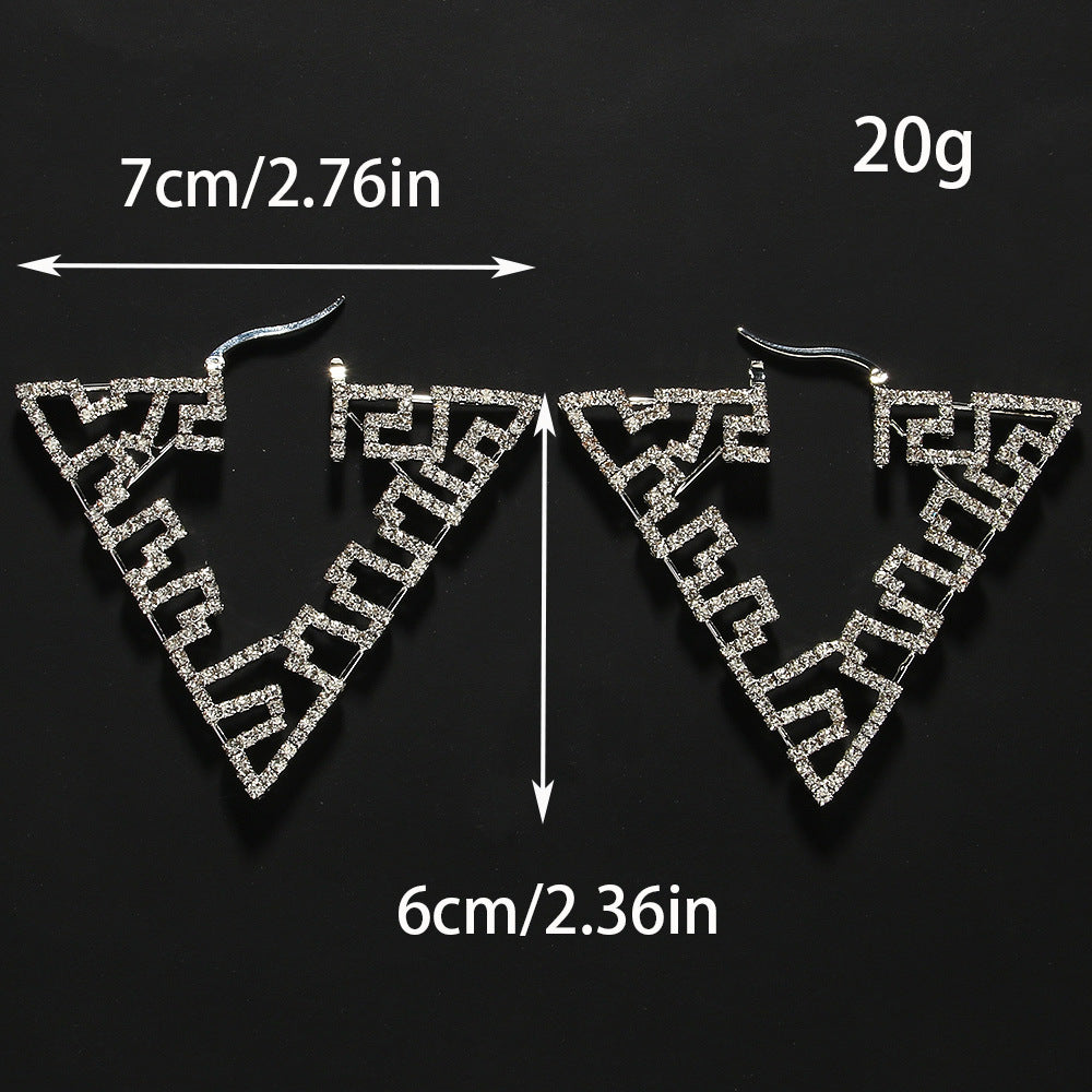 Statement Chevron Earring
