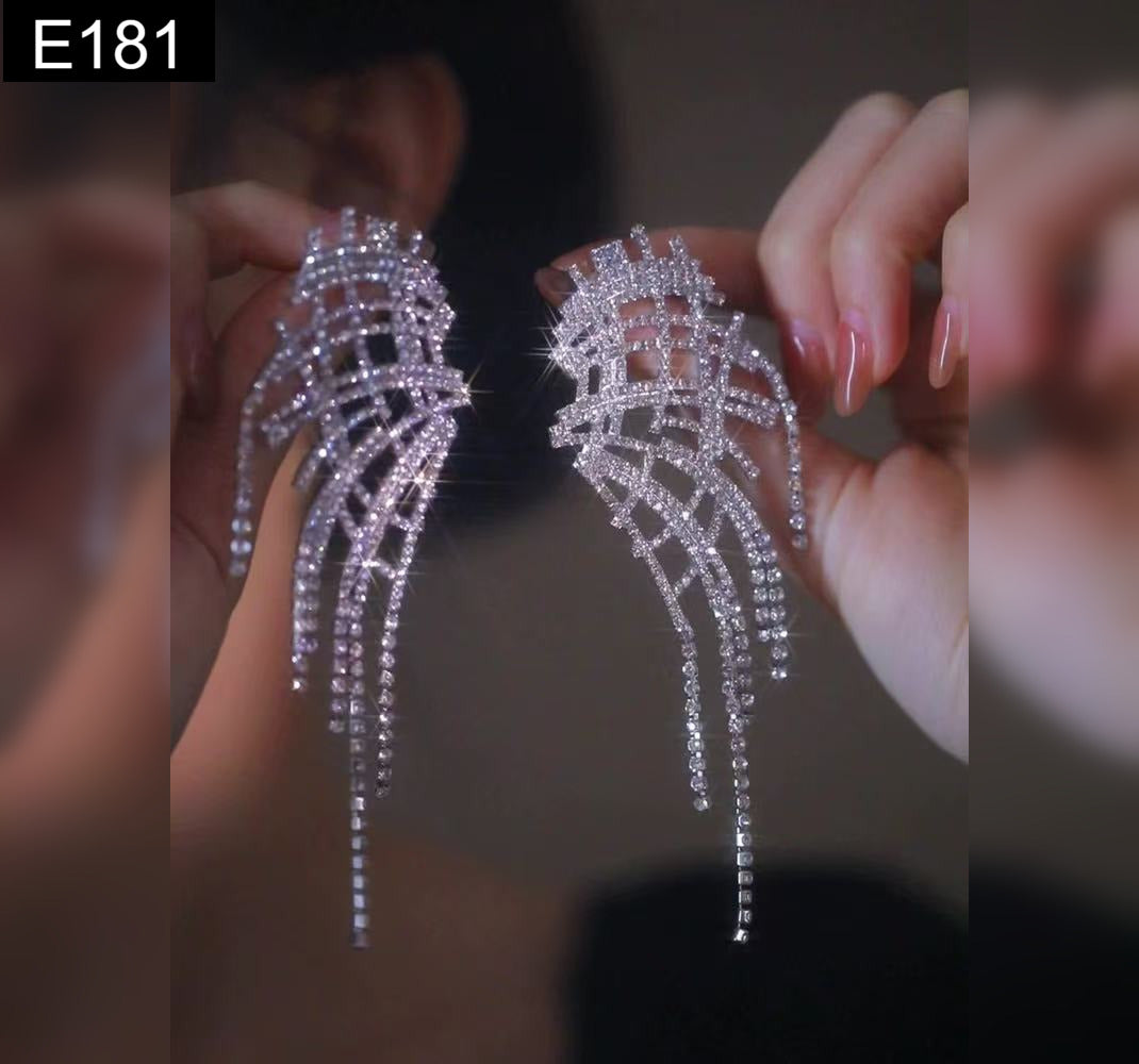 Diamond Flare Earring - E181