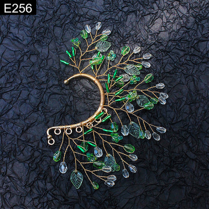 Emerald Dryad Earcuff - E256