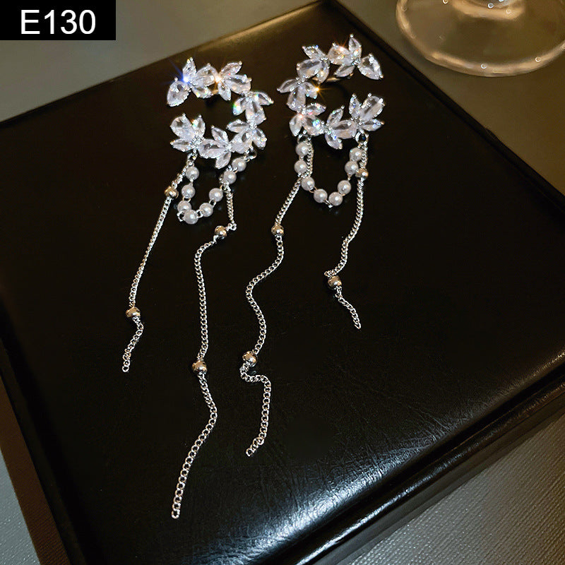 Leaf Tassel Earring - E130
