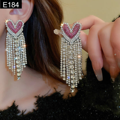 Fuchsia Dazzle Earring - E184
