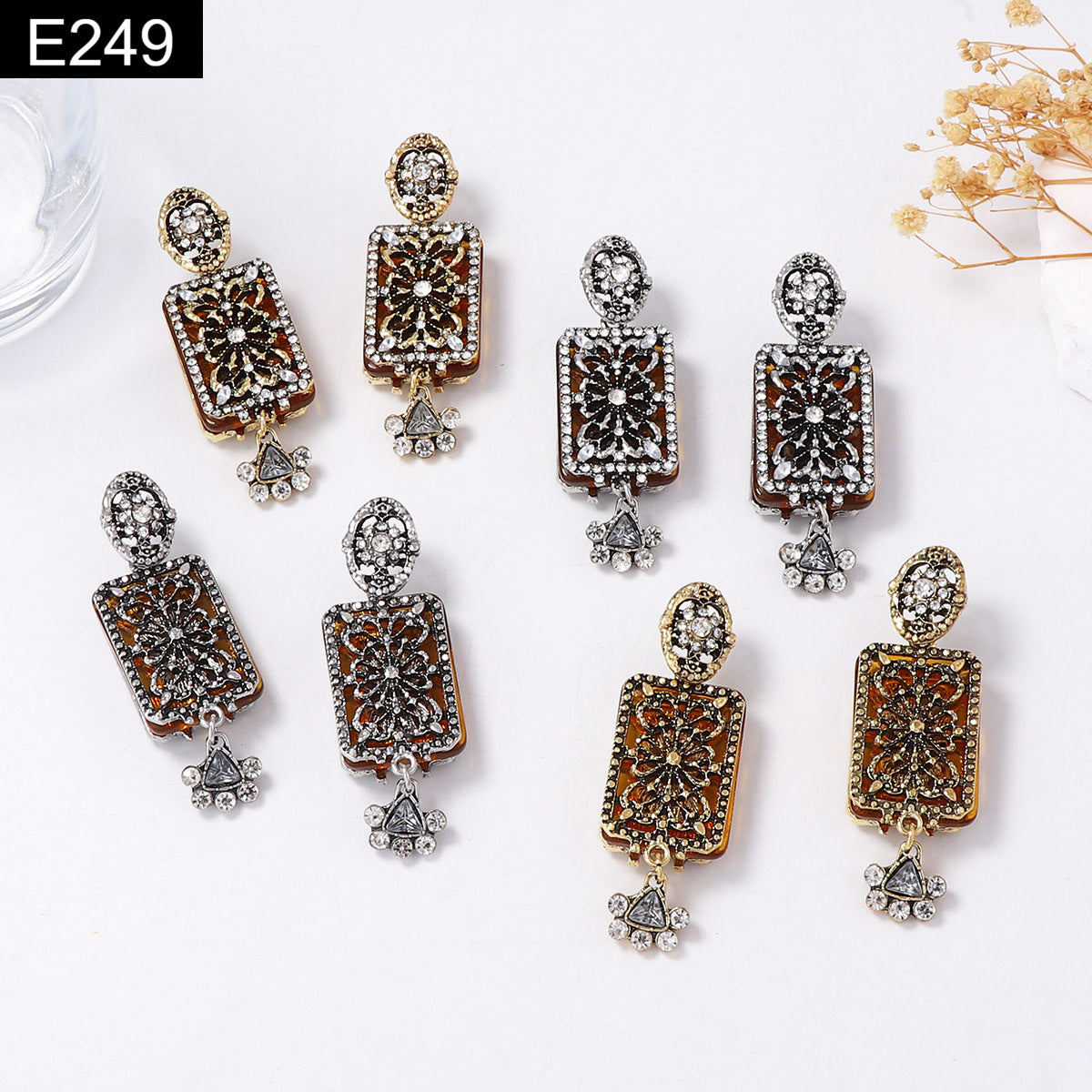 Byzantine Empress Earring - E249