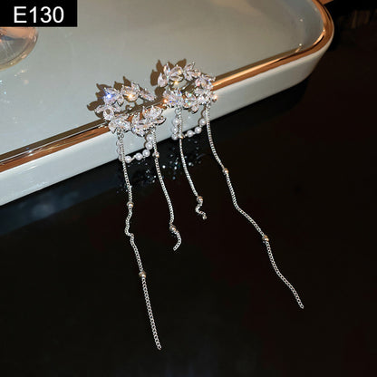 Leaf Tassel Earring - E130