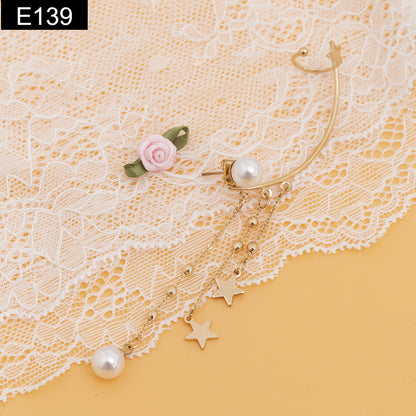 Pearl Star Earcuff - E139