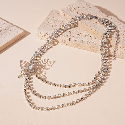 Glitter Wings Necklace