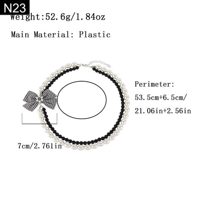 Pearl Tie Necklace