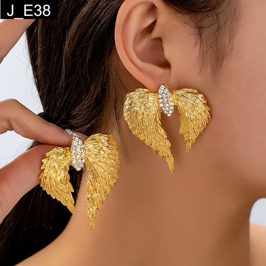 Celestial Feather Earring
