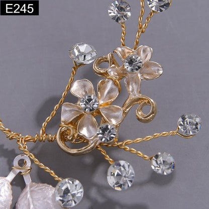 Silver Leaf Earcuff - E245