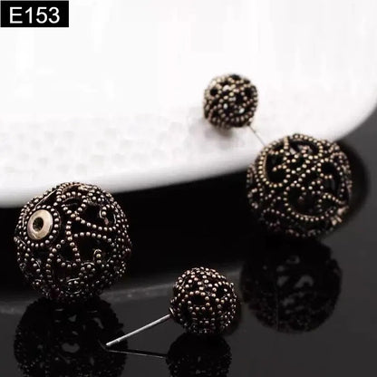 Gothic Orb Earring - E153