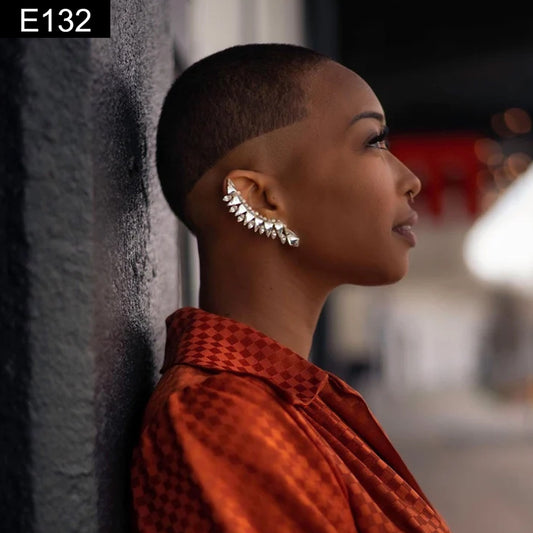 Sleek Frost Earcuff - E132