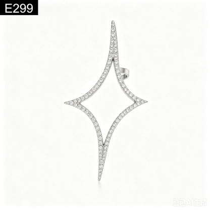 Pointed Prism Earcuff - E299