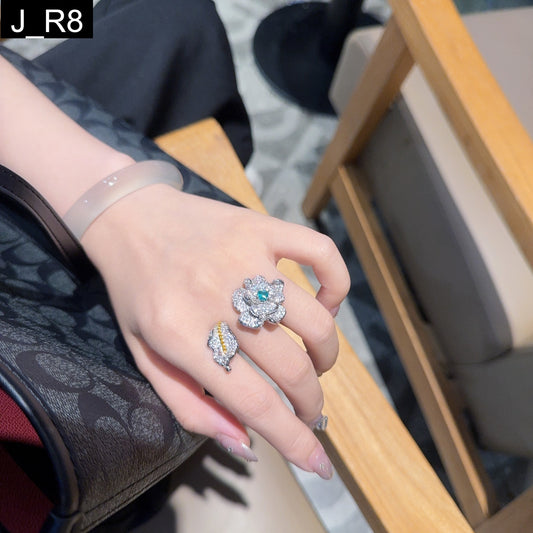Emerald Lotus Ring