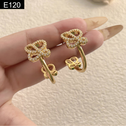 Crystal Hoop Earring - E120