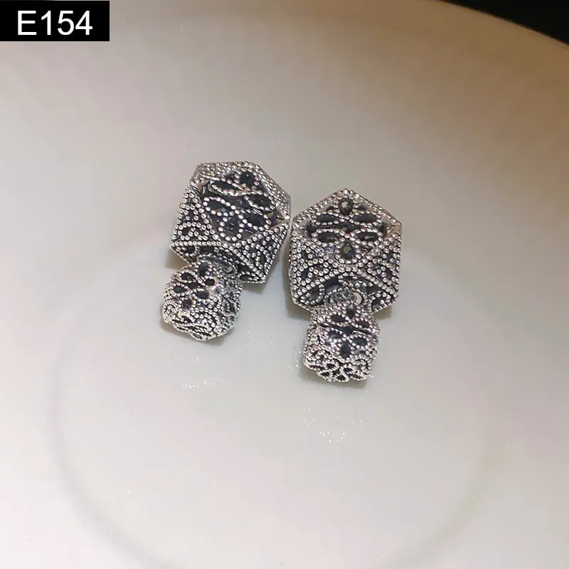 Gothic Abstract Earring - E154