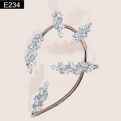 Crystal Laurel Earcuff - E234