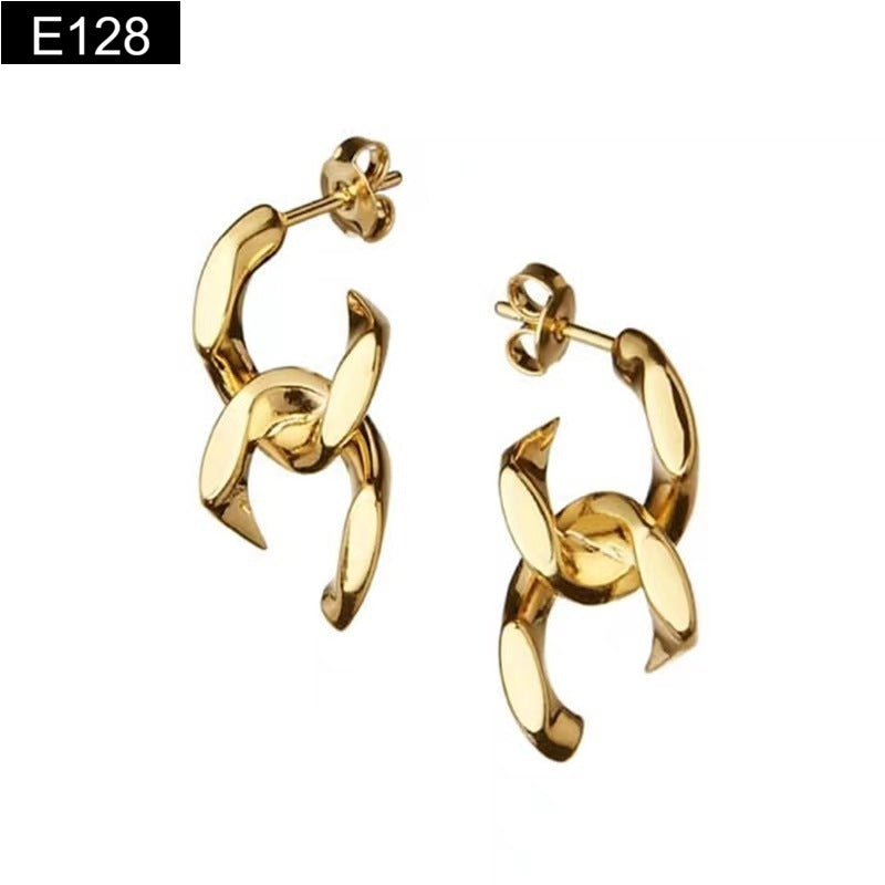 Half Link Earring - E128