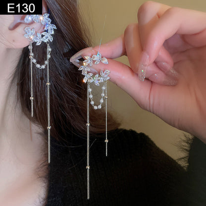 Leaf Tassel Earring - E130
