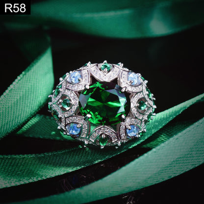 Emerald Majesty Ring - R58