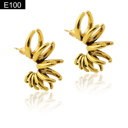 Antique Gold Earring - E100