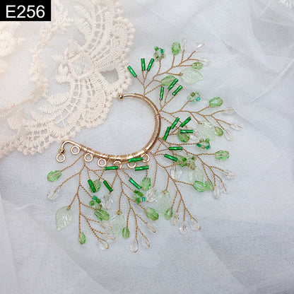 Emerald Dryad Earcuff - E256